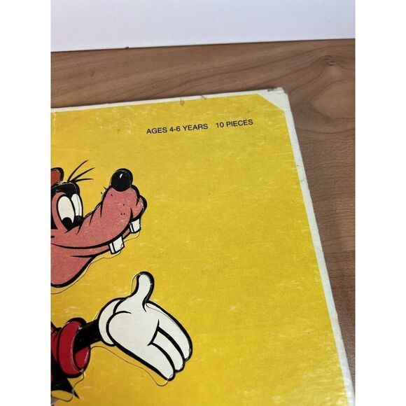 Vintage Disney Jaymar Tray Thick Puzzle Goofy - Picture 3 of 8